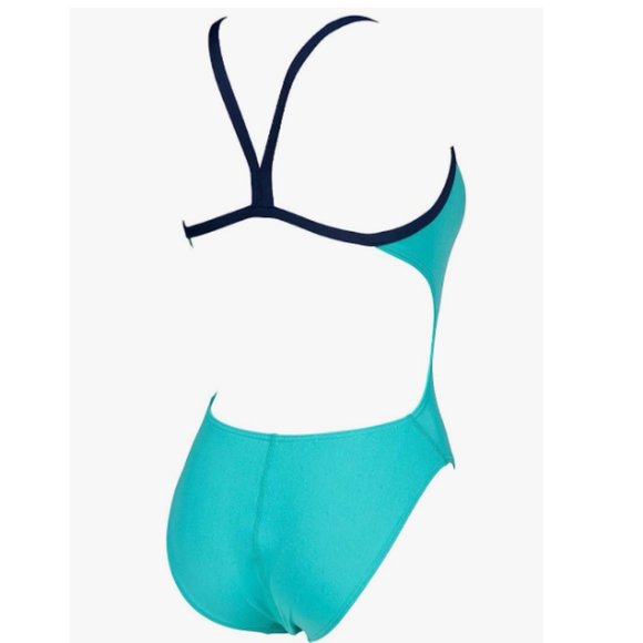 Arena Girls' Team Painted Stripes Challenge Back MaxLife One Piece Swimsuit 22 - Picture 3 of 8